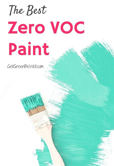 Best Zero VOC Paint Brands - Get Green Be Well