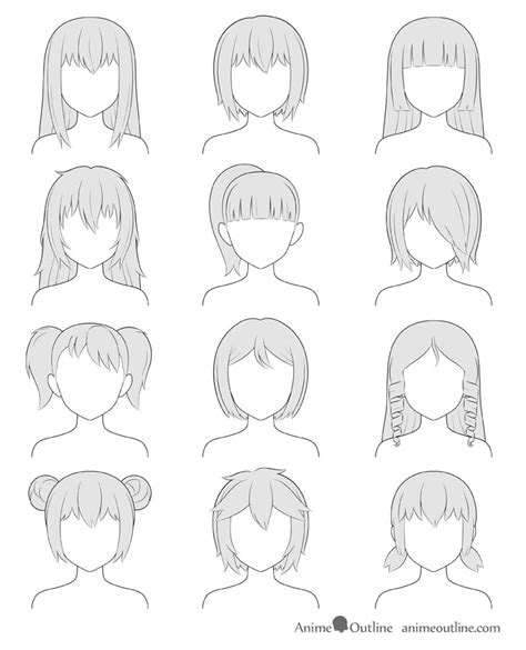 Update 73+ anime drawing hairstyles latest - in.coedo.com.vn