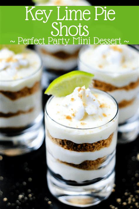 Key Lime Pie Shots (mini desserts) • Domestic Superhero