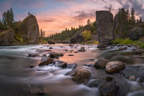 Bowl & Pitcher Sunset | Riverside State Park in Spokane, Washington ...