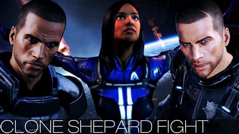 Mass Effect 3 - Clone Shepard Fight (All Characters/Dialogue/Male ...