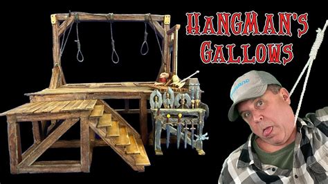 How to build a Hangman's Gallows - YouTube