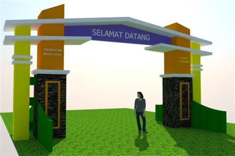 45 Model Desain Gapura Minimalis Terbaik yang Wajib Ditiru ...