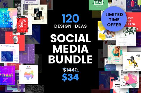 Social Media Templates Bundle | Creative Social Media Templates ...