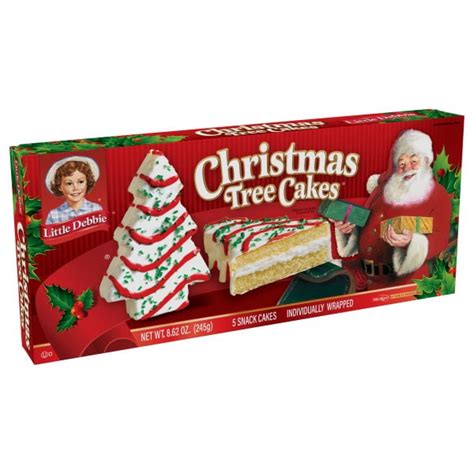 Little Debbie Vanilla Christmas Tree Cakes, 9 oz - Walmart.com ...