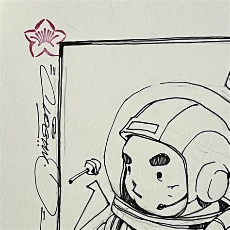 SPACE MONKEY DRAWING | SilentSirens by Ink and Clog Studio