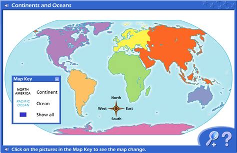 Continents interactive - Content - ClassConnect