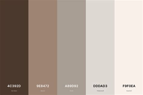 20 Brown Color Palettes with Names and Hex Codes – CreativeBooster