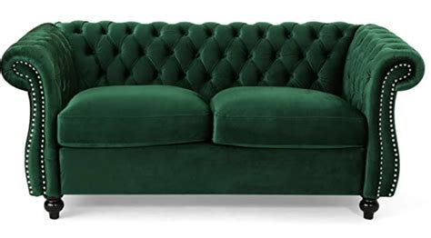 7 Tufted Emerald Green Couches | Where to Buy! - The Huntswoman