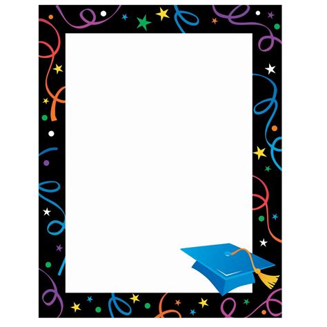 Graduation Border Png - ClipArt Best | Graduation frame, Graduation ...