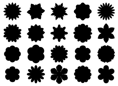 Flower Silhouette Vector Art, Icons, and Graphics for Free Download