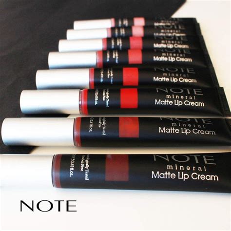 NOTE Cosmetics Mineral Matte Lip Cream Lipstick