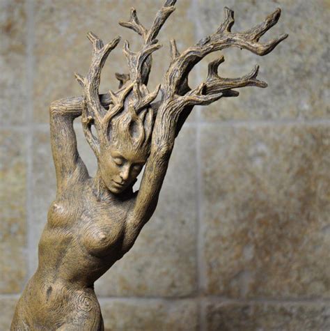 Dryad Statue | Etsy Art Sculpture En Bois, Driftwood Sculpture ...