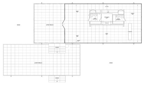 Floor Plan of the Farnsworth House. Mies van der Rohe. Plano, Illinois ...