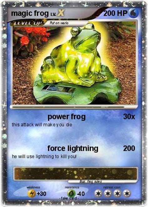 Pokémon magic frog - power frog - My Pokemon Card