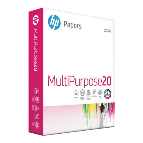 HP Printer Paper, Brightwhite 24lb, 8.5x11, 1 Ream, 500 Sheets ...