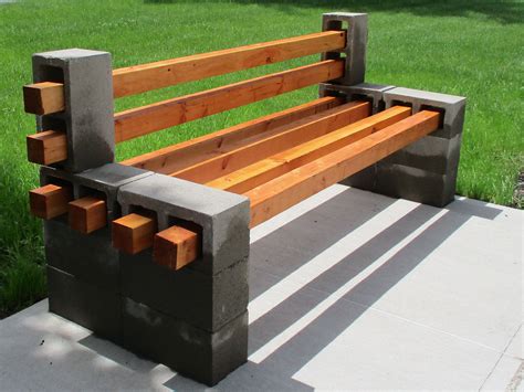 Concrete Park Bench Plans - Image to u