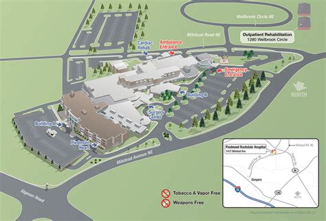 Piedmont Rockdale Hospital Map | Conyers, GA | Piedmont Healthcare