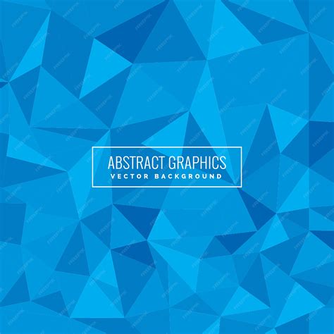 Premium Vector | Blue geometric background