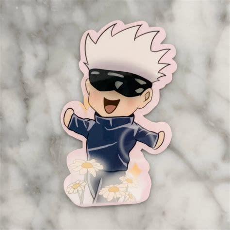 Gojo Satoru Sticker By Anime Store In Anime Printables Anime Chibi ...