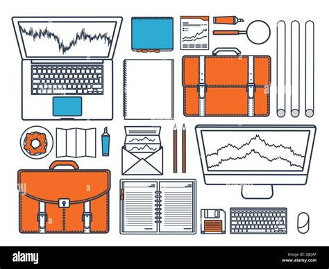 Vector illustration. Flat background. Market trade. Trading platform ...