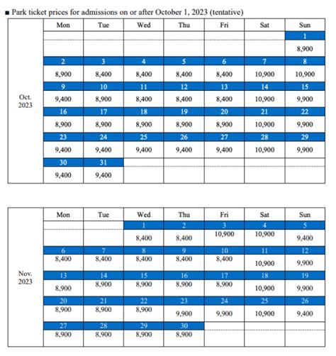 Tokyo Disney Resort Ticket Prices Increase in October 2023 • TDR Explorer