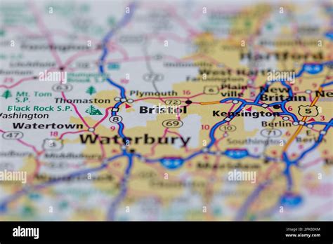 Bristol connecticut map hi-res stock photography and images - Alamy