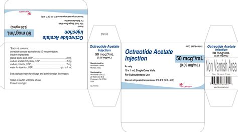 Octreotide Acetate (Wockhardt USA LLC.): FDA Package Insert