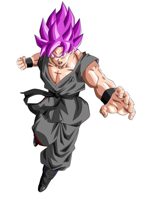 SSGSS Goku Pink Hair (Black/Grey Alternate) by Squad8Star on DeviantArt