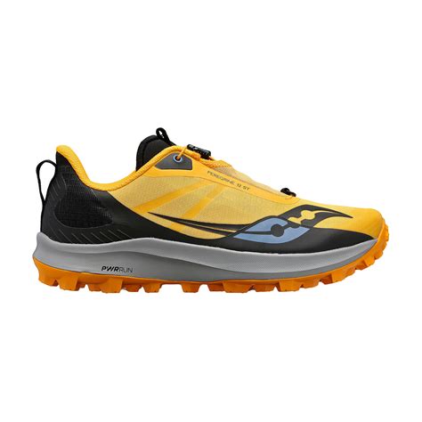 Saucony Peregrine 12 ST Women's Trail Shoes - Gold/Black