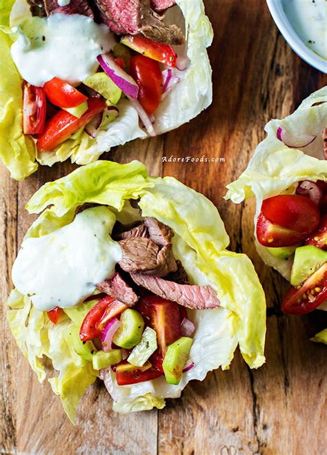 Greek Style Lamb Lettuce Wraps