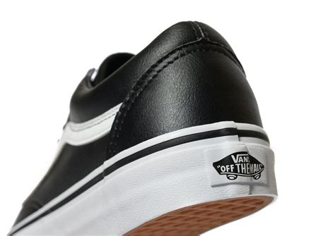 Vans Old Skool Leather in Black for Men - Lyst