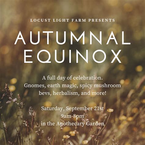 Healing Herbs | Autumnal Equinox Celebration |Classes