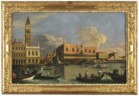 Veduta of Venice Molo – Canaletto School – Late 18th century - Ref.76618