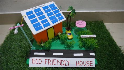 Eco-friendly house model project | Green home model project | Solar ...