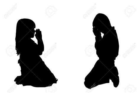 Silhouette Of People Praying at GetDrawings | Free download