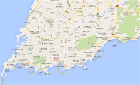 Qingdao Sightseeing Map