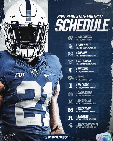 Penn State Football 2022 Schedule