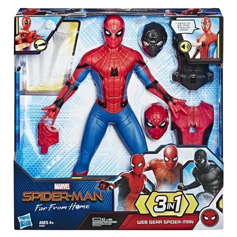 Spider-Man: Far From Home 13-Inch Web Gear Spider-Man Action Figure ...