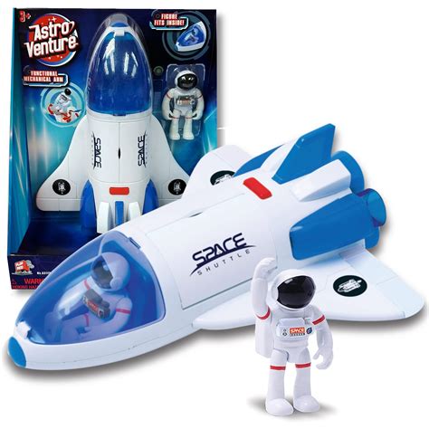 Buy Astro Venture Space Shuttle Toy - Plastic Spaceship for Kids with ...