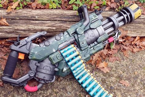 Realistic Nerf Minigun With Slam Fire - Etsy Ireland