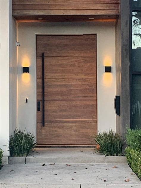 Modern Contemporary Exterior Doors / Mid century 4 panel shaker ...