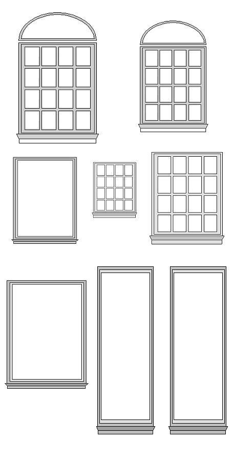 Window Templates: enlarge or reduce as needed | Poppenhuizen ...