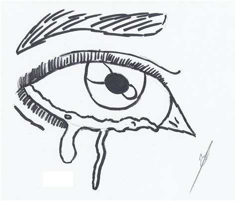 crying eyes easy drawing - Clip Art Library