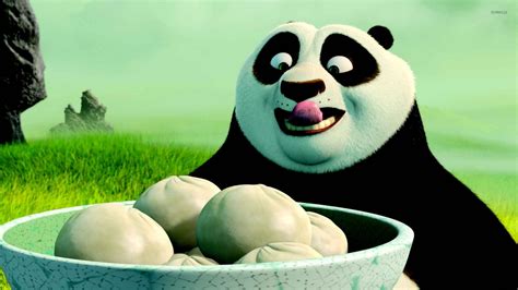 Po having dumplings - Kung Fu Panda wallpaper - Cartoon wallpapers - #51004