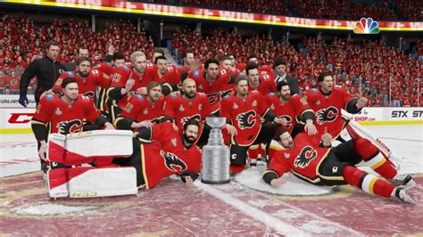 NHL 19 - CALGARY FLAMES STANLEY CUP CELEBRATION - YouTube