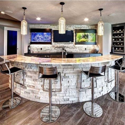 Finishing Small Basement Bar Designs