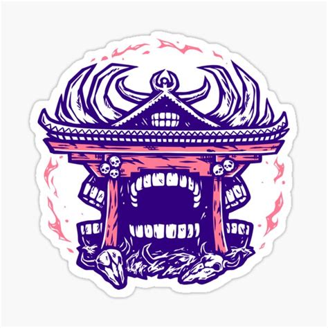 "Malevolent Shrine Domain Expansion" Stickerundefined by PanchiArt ...