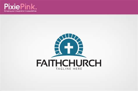 Faith Church Logo Template | Creative Logo Templates ~ Creative Market