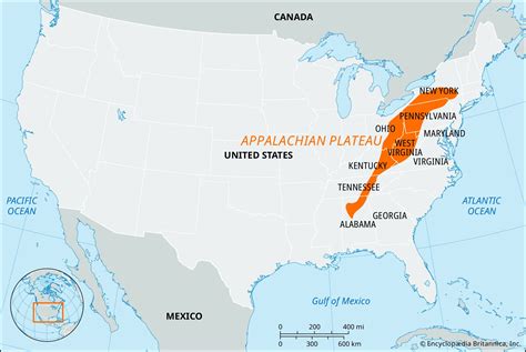 Us Map Appalachian Mountains - Viola Jessamyn